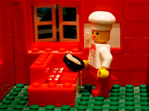 Lego pancake chef